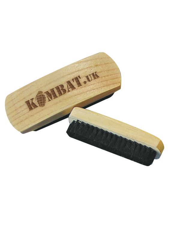 Large Military Boot Brush - PAIR (with packaging)