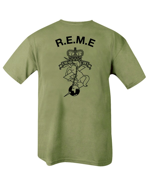 R.E.M.E T-shirt - Olive Green