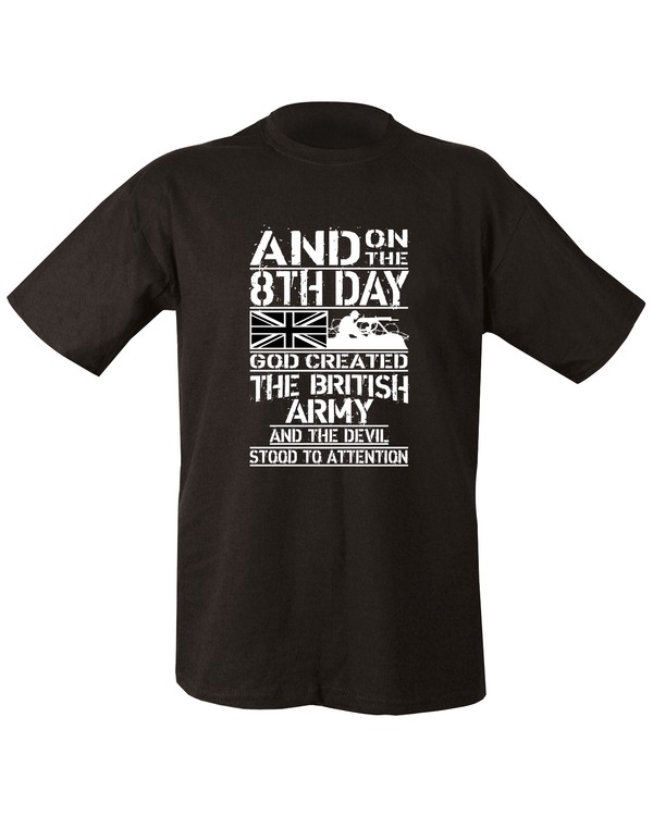 8th Day T-shirt - Black - END OF LINE - S