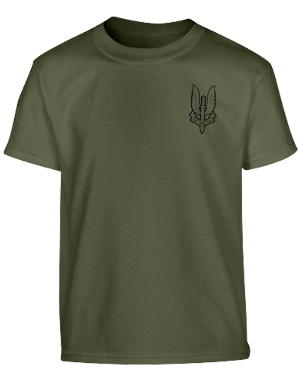 Kids SAS T-shirt - Olive Green