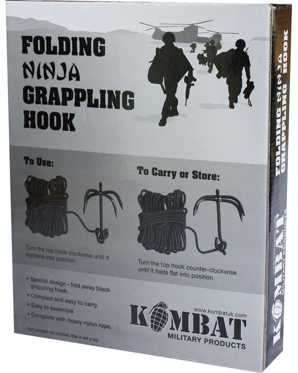 Ninja Grappling Hook & Rope
