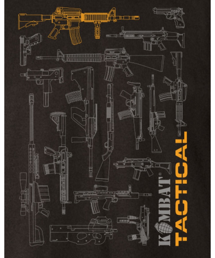 Tactical Gun Blueprint T-shirt