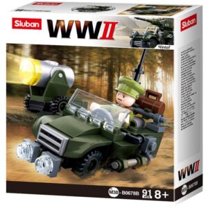 Sluban - B0678B (WWII Allied Jeep)