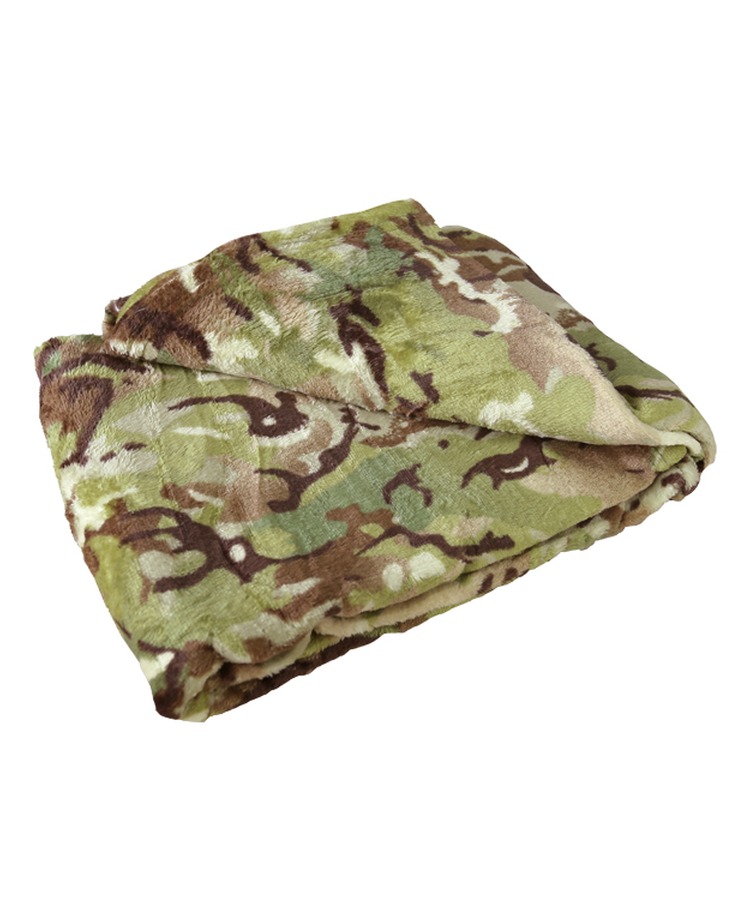 Kids Fleece Blanket - BTP Camo