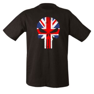 UK Punisher T-Shirt - Black
