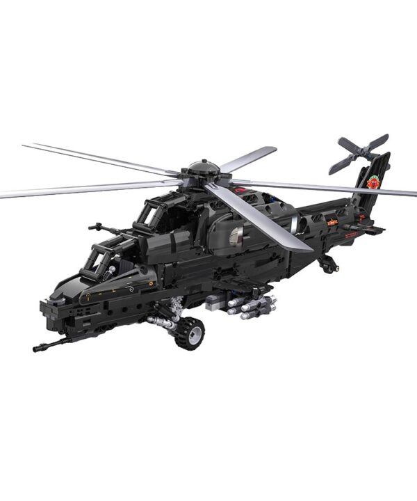 C61005W - Apache Style Attack Helicopter / Blocks