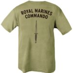 Royal Marines Commando T-shirt - Olive Green