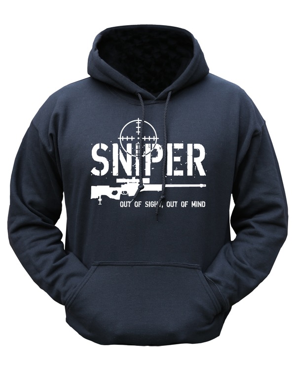Sniper HOODIE - Black - End of Line - S