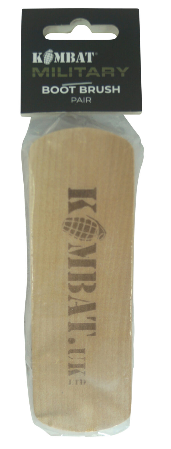 Large Military Boot Brush - PAIR (with packaging)