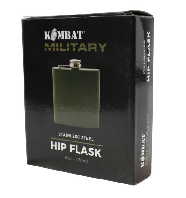 Stainless Steel Hip Flask - 6oz