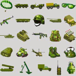 Sticker Set - Army