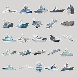 Sticker Set - Military Ships